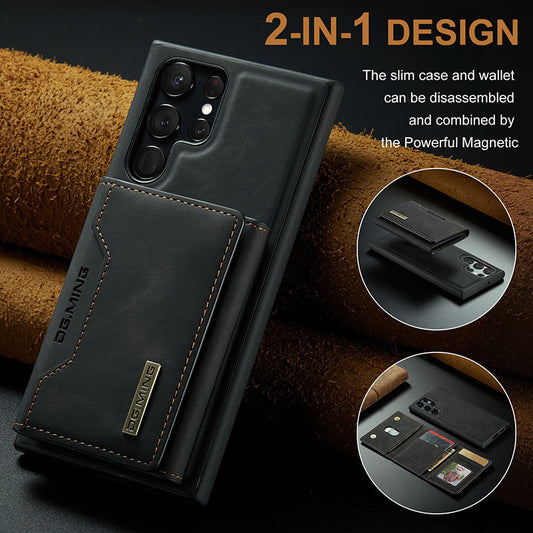 Newest Magnetic Leather Detachable Wallet Samsung Case