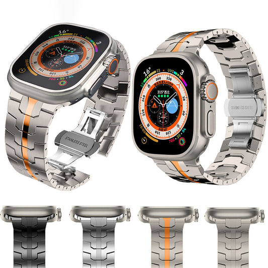Newest Iron Man Stainless Steel Link Titanium Band For Apple Watch