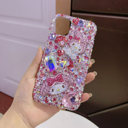 Melody Gorgeous Bling Diamond with Big Gem iPhone Case
