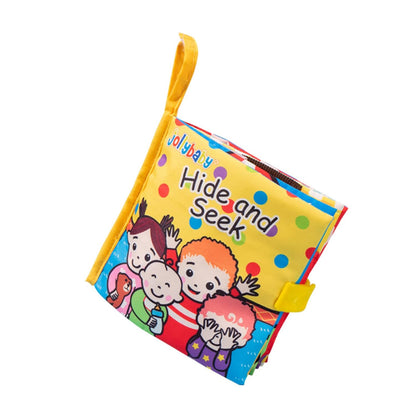 Baby Peek-a-Boo Cloth Books, Touch & Feel Crinkle Soft Book for Babies, Infants & Toddler Early Development Interactive Stroller Toys(Peek a Baby)
