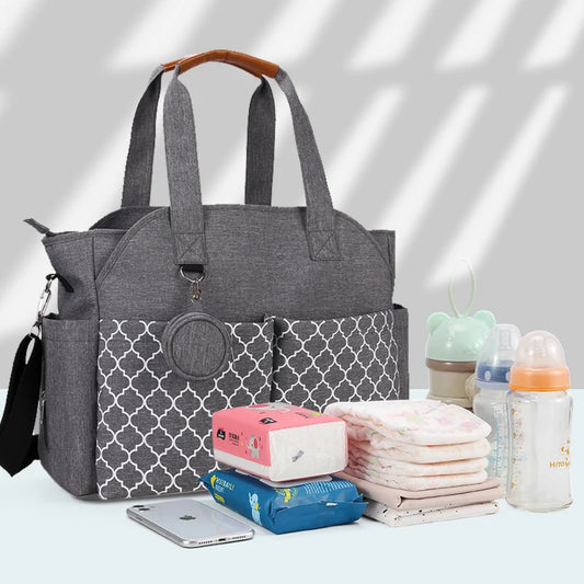 Baby diaper bag, pregnant women's hospital, newborn nurse bag, waterproof bag suitable for mothers and babies to travel