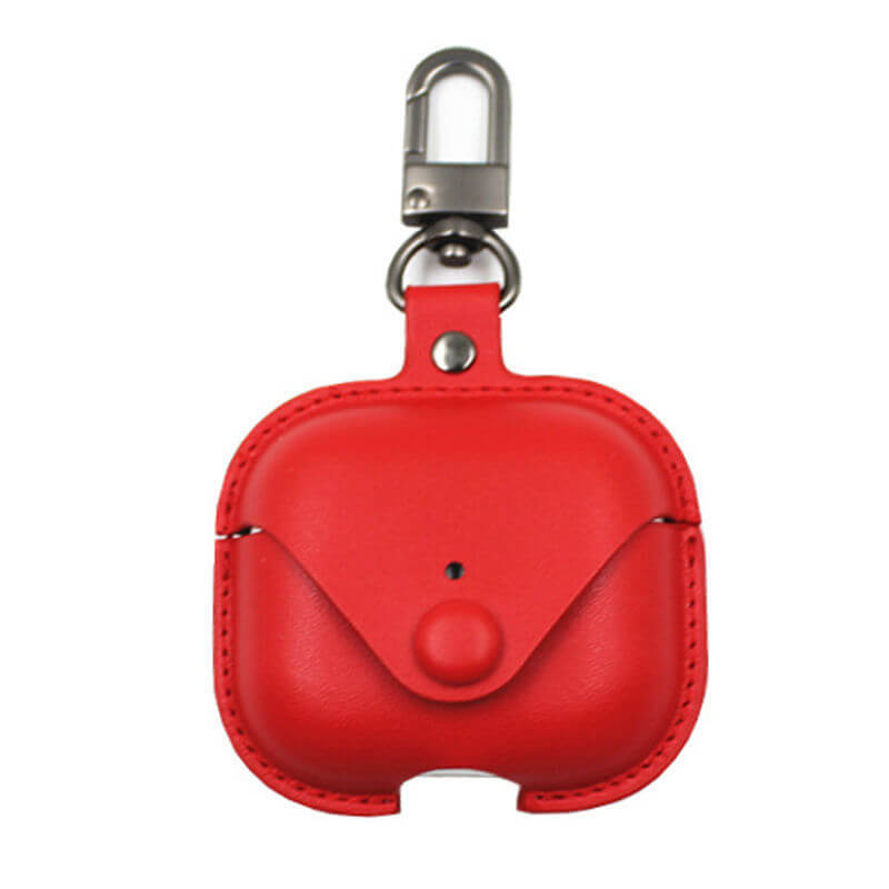 Luxury Leather Case With Keychain Hook For AirPods 1 2 3 AirPods Pro