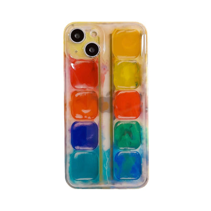 Creative Paint Box Soft Clear iPhone Case