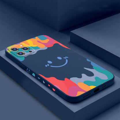 Artist Painted Liquid Silicone iPhone Case