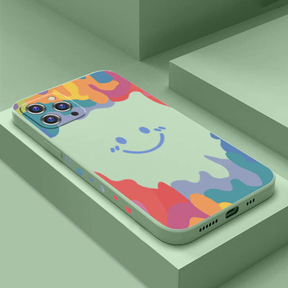 Artist Painted Liquid Silicone iPhone Case