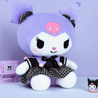Uniform Cartoon Doll Plush Toy Kuromi Cinna Dog Pillow Doll