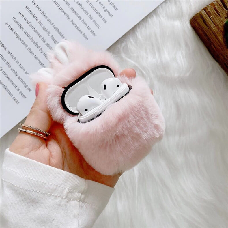 Plush Fluffy Protective Case For AirPods 1 2 3 AirPods Pro 2