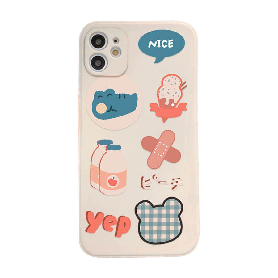 Cute Cartoon iPhone Case