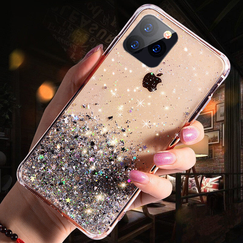 Luxury Epoxy Glitter Sequin Bling iPhone Case