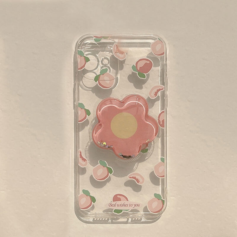 Support de support de support mignon Squishy Floral Coque et skin iPhone