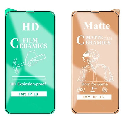 Film céramique mat doux 4PCS compatible avec les protecteurs d'écran iPhone