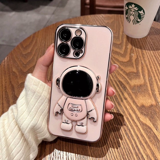 Support de béquille d'astronaute compatible avec la coque iPhone