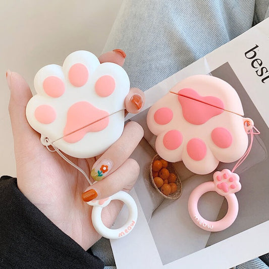 Cute Cat Paw Shape Case For AirPods 1 2 3 AirPods Pro 2