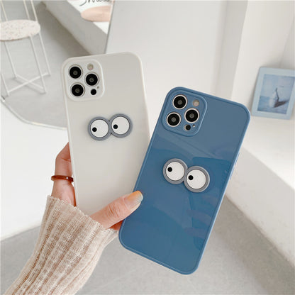 Concise Funny Eyes iPhone Case Back Cover