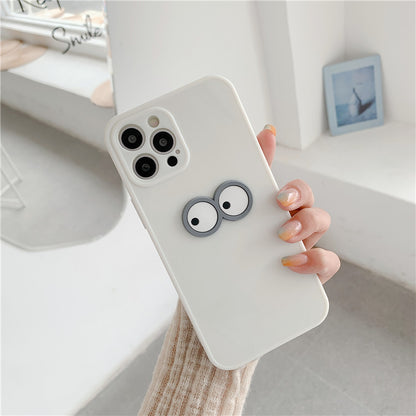 Concise Funny Eyes iPhone Case Back Cover