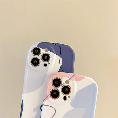 Colorful Pattern Luck Line Compatible with iPhone Case