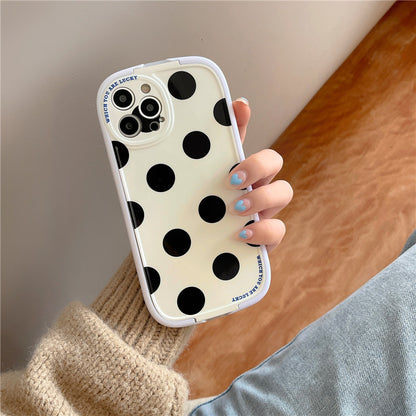 Simple Polka Dots Shrink Brancket iPhone Case Cover for iPhone