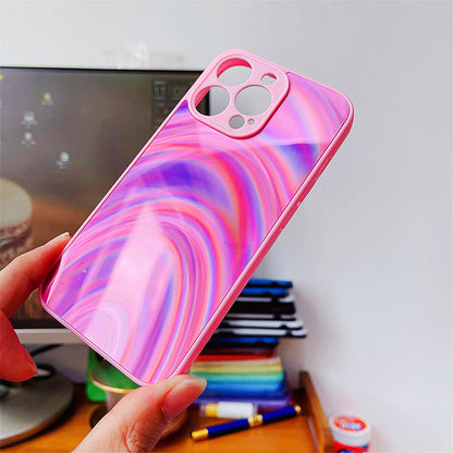Laser Mirror Rainbow iPhone Case
