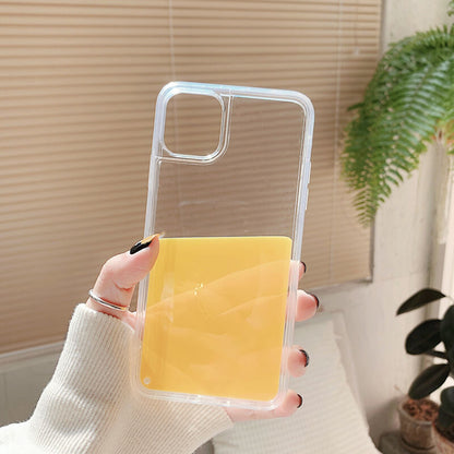Jelly Liquid Quicksand Clear iPhone Case