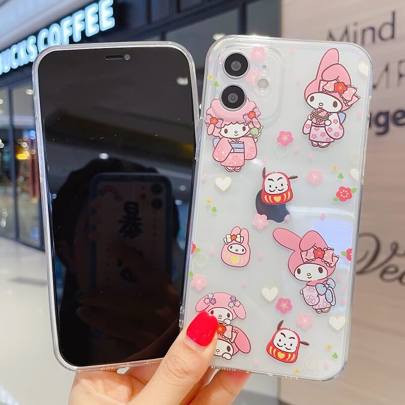 Cartoon Cute Anime Clear iPhone Case