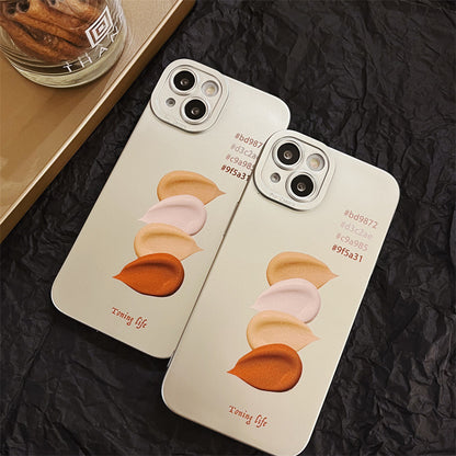 Advanced Plating Letter Cream Graffiti Coque et skin adhésive iPhone