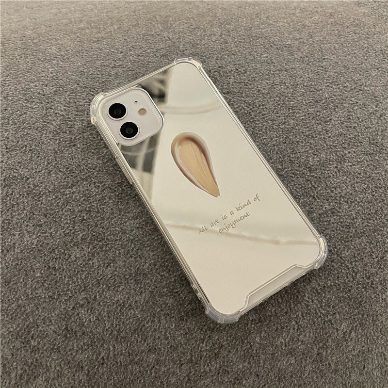 Mirror Cream Clear Funda para iPhone Contraportada