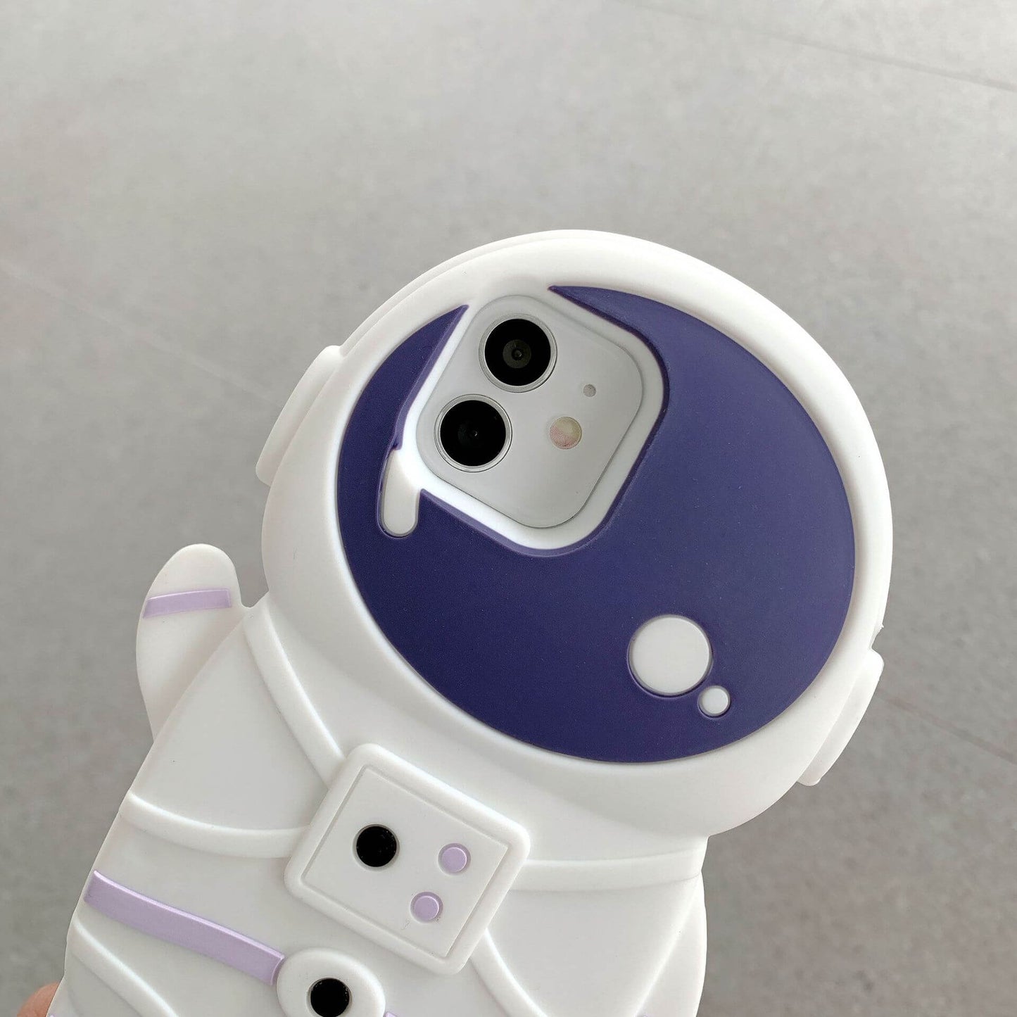 Cartoon Astronaut  Siliocne iPhone Case