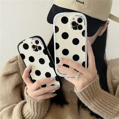 Simple Polka Dots Shrink Brancket iPhone Case Cover for iPhone