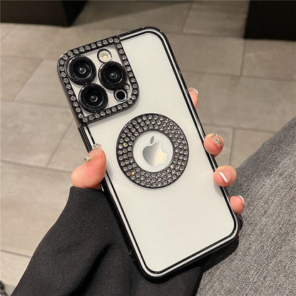 Luxury Diamond Plating Clear Soft Compatible with iPhone Case