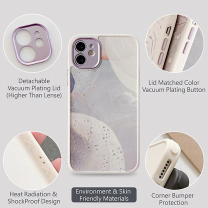 Lentille de placage de planète peinte créative Coque et skin iPhone