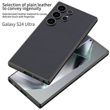 Luxury Leather All-inclusive Protective Phone Case For Samsung Galaxy S24 Ultra
