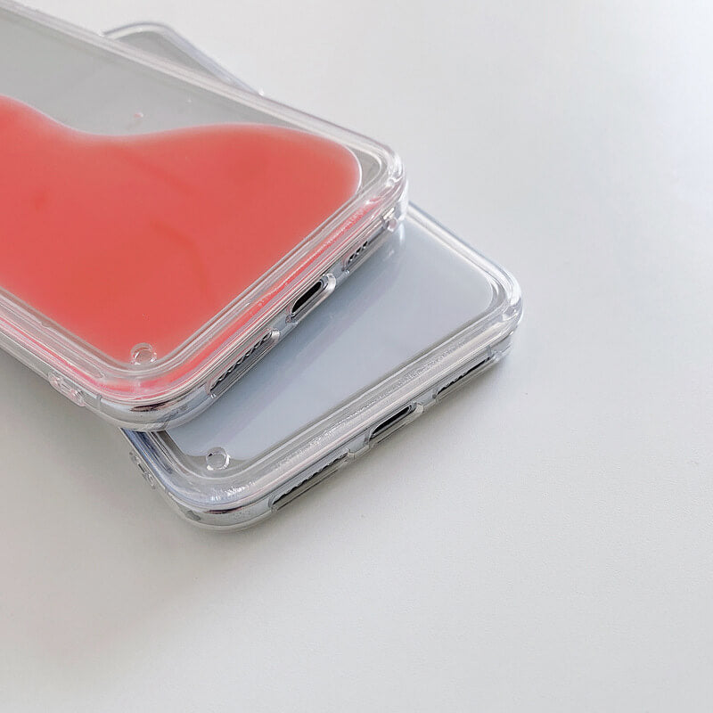 Vinilo o funda para iPhone Jelly Liquid Quicksand Clear