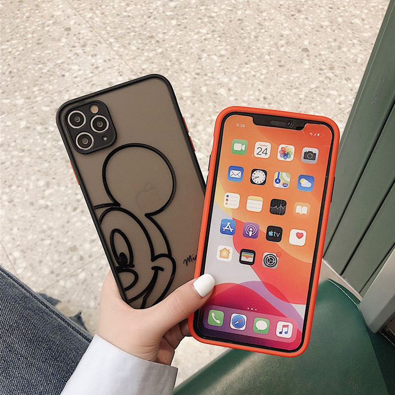 Cute Cartoon Mouse Matte iPhone Case Back Cover