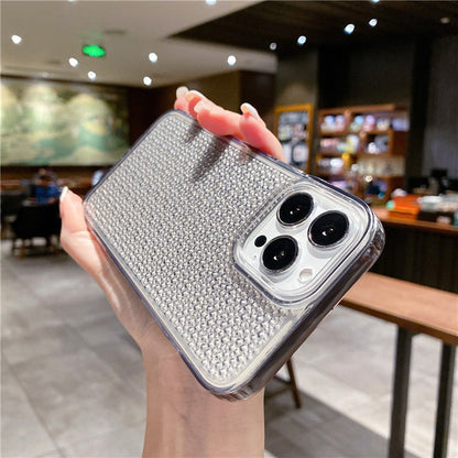 Luxury 3D Diamond Clear Soft Silicone Compatible with iPhone Case