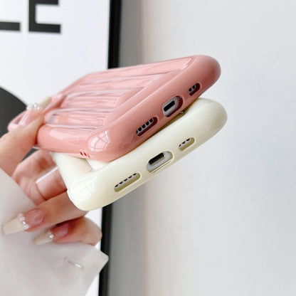 Electroplaca 3D Soild Stripe compatible con funda para iPhone