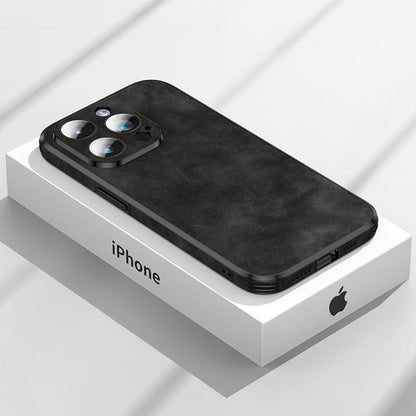 Business Leather Compatible with iPhone Case