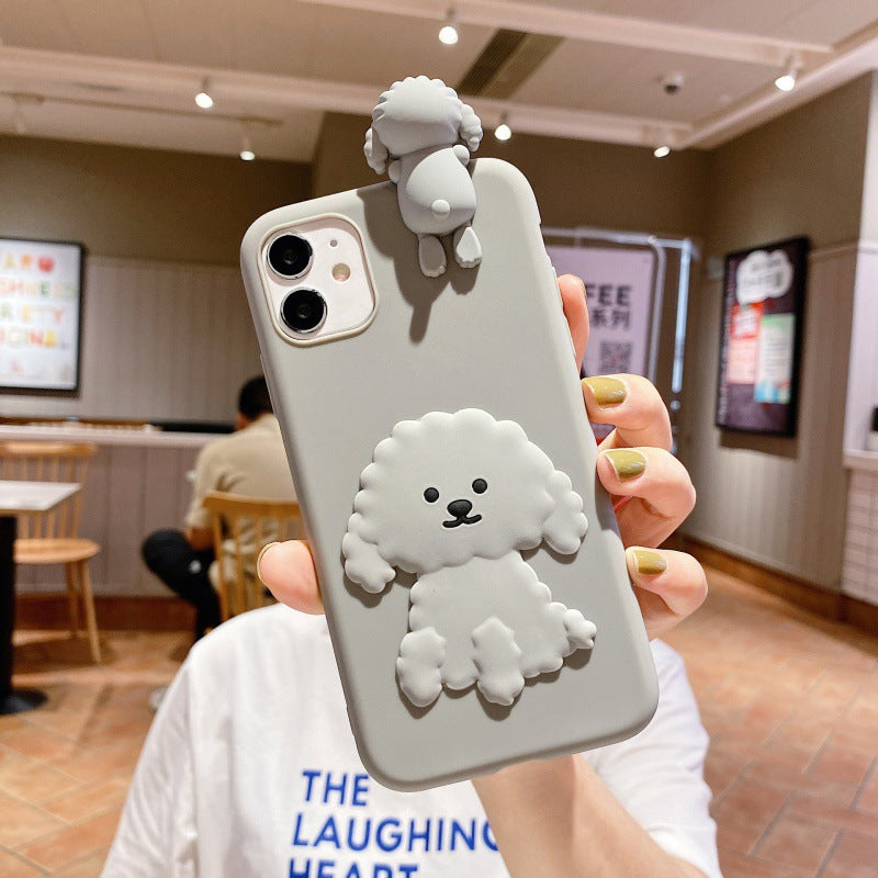 Perro lindo 3D compatible con iPhone Case