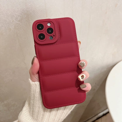 Down Jacket Silicone Compatible with iPhone Case