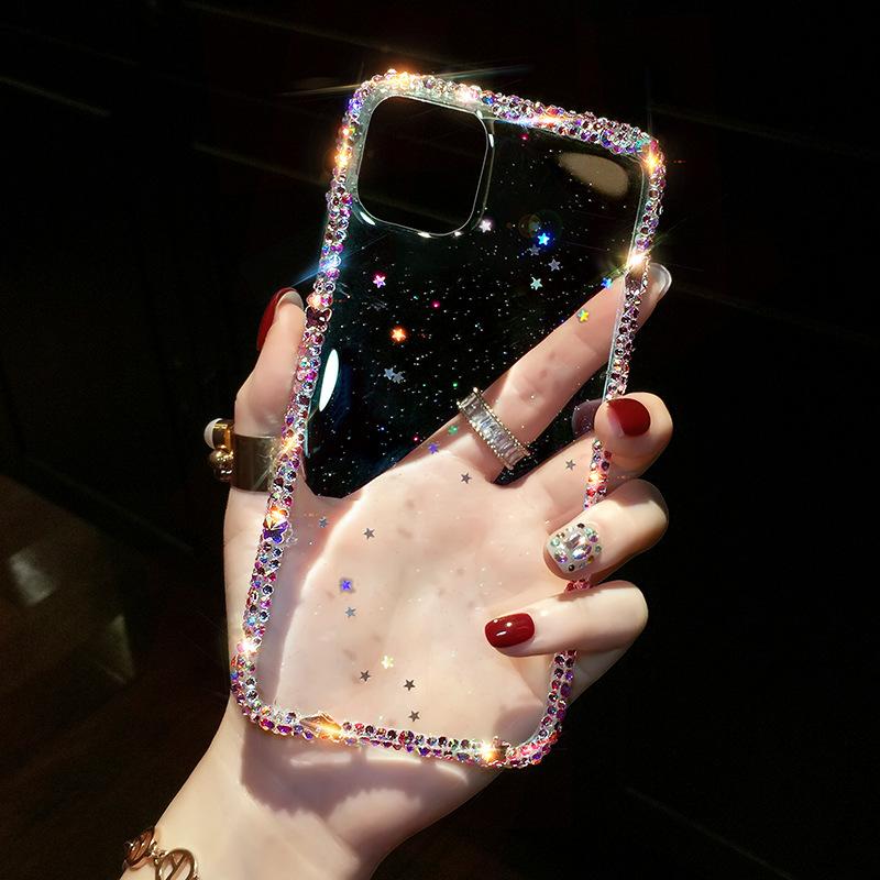 Glitter Diamond Bling Transparent Clear iPhone Case