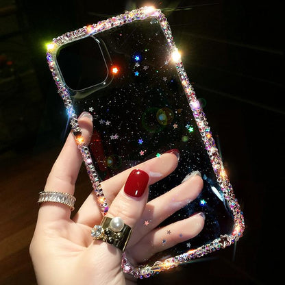 Glitter Diamond Bling Transparent Clair Coque et skin iPhone