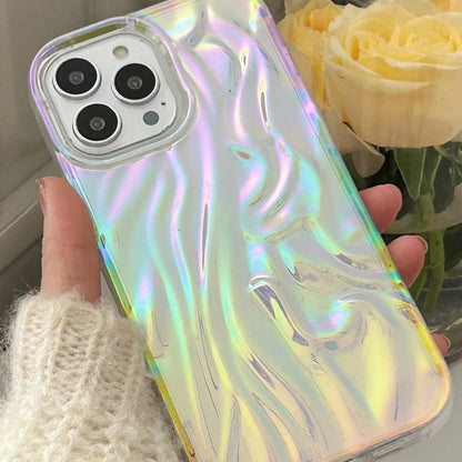 Laser Wrinkle Shell Pattern Shockproof Compatible with iPhone Case