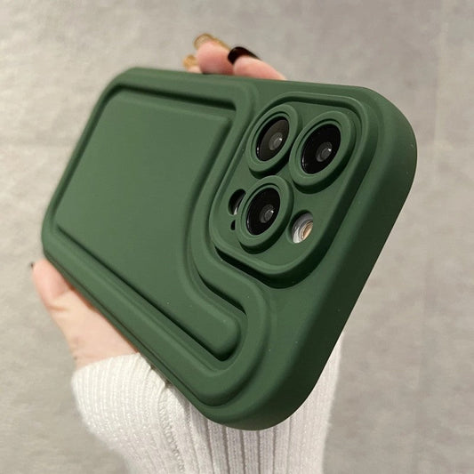 Protection de caméra en silicone souple antichoc de luxe compatible avec la coque iPhone