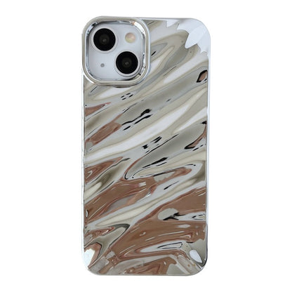 3D Fold Wave Ripple Pattern Soft Compatible with iPhone Case