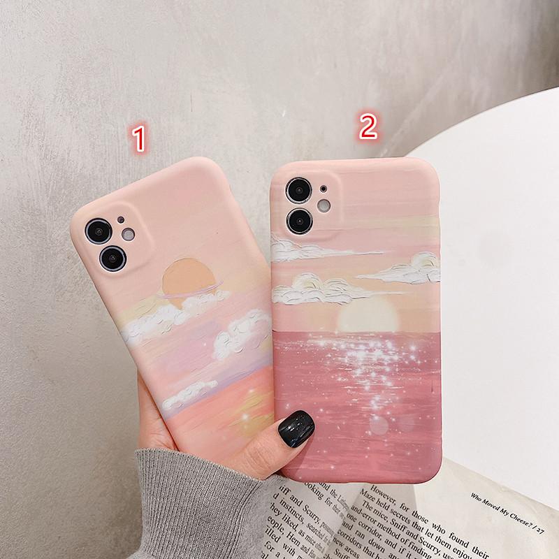 Oil Painting Sunrise Soft iPhone Case