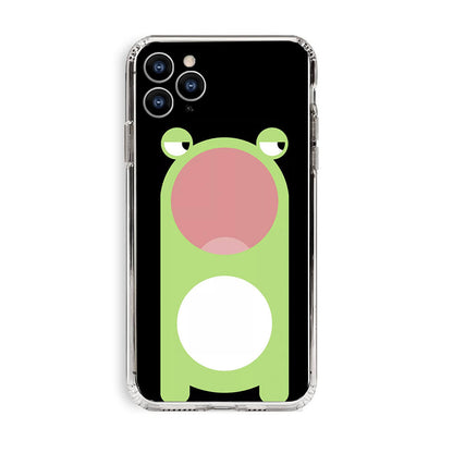 Funda trasera para iPhone Creative Frog Clear