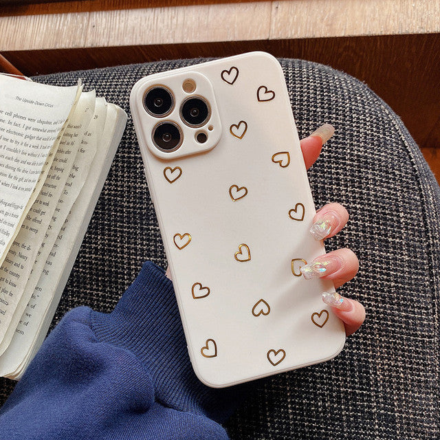 Coeur d'amour compatible avec la coque iPhone