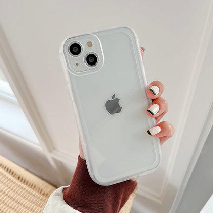 Protección de cámara transparente a prueba de golpes compatible con iPhone Case
