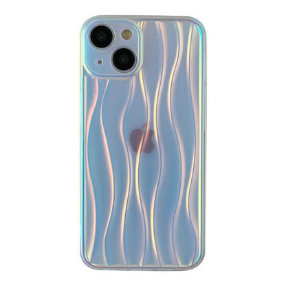 3D Electroplate Wave Fold Stripe Compatible with iPhone Case
