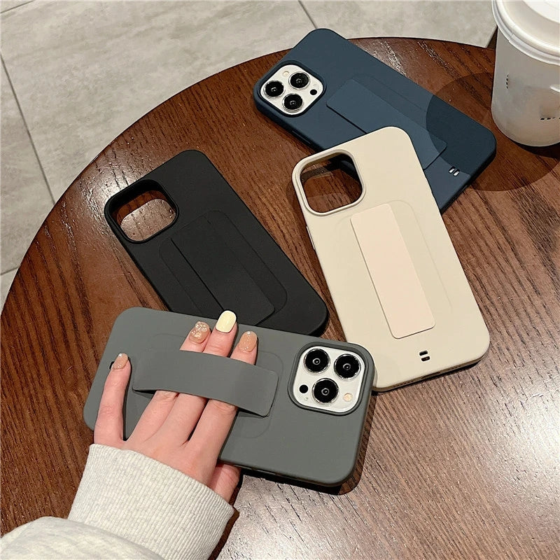 Wrist Strap Matte Soft Compatible with iPhone Case
