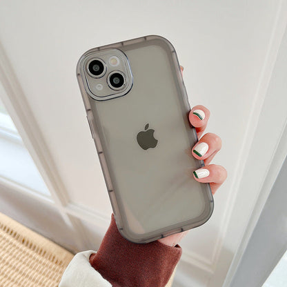 Protección de cámara transparente a prueba de golpes compatible con iPhone Case